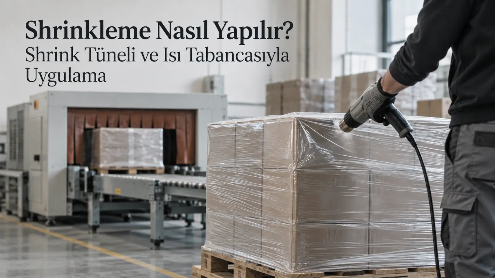 Shrinkleme Nasıl Yapılır? Shrink Tüneli ve Isı Tabancasıyla Uygulama