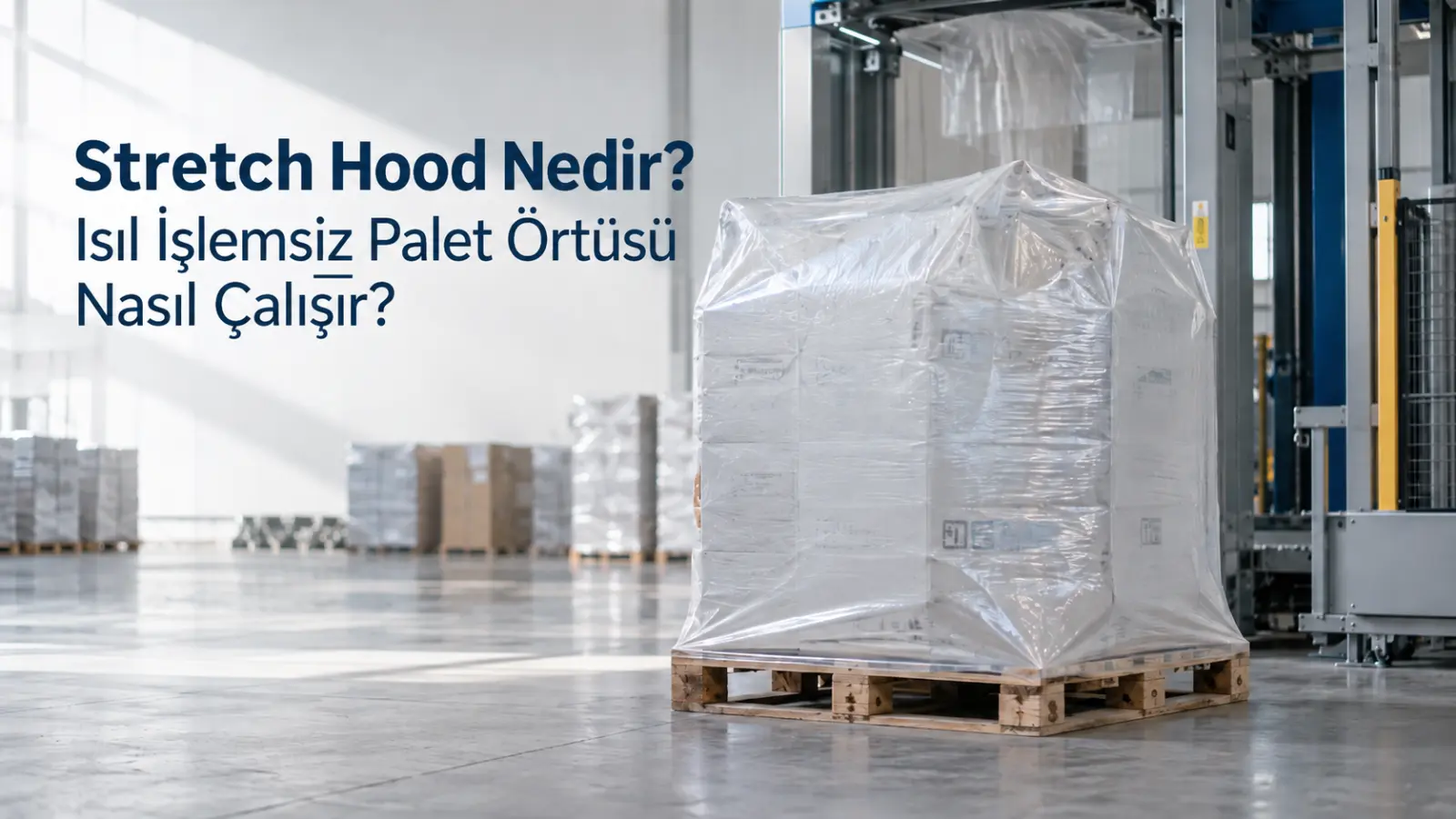 Stretch Hood Nedir? Isıl İşlemsiz Palet Örtüsü Nasıl Çalışır
